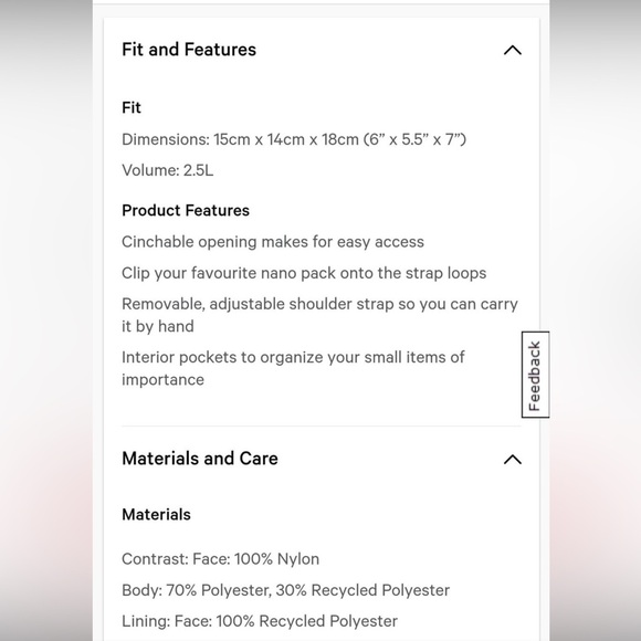 Lululemon Crossbody Fleece Bucket Bag - Picture 6 of 6